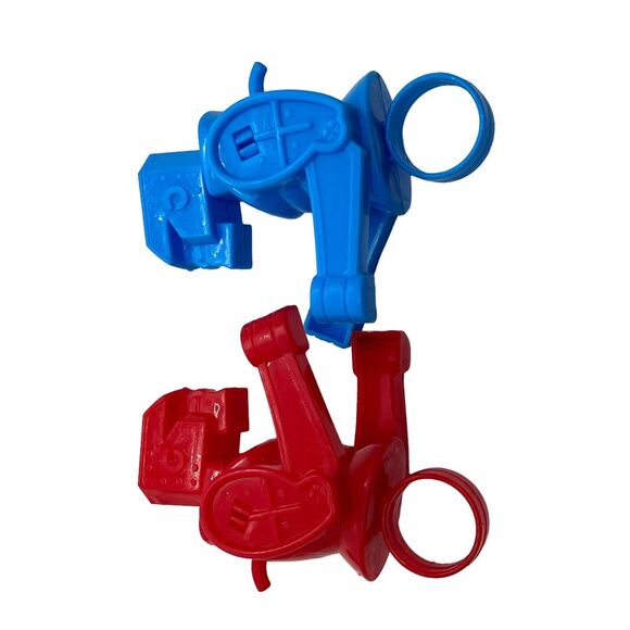 Rock Em' Sock Em' Robot Rings 2.5" Tall Plastic Figure 2004 Mattel Tara Toy Set - Picture 4 of 12